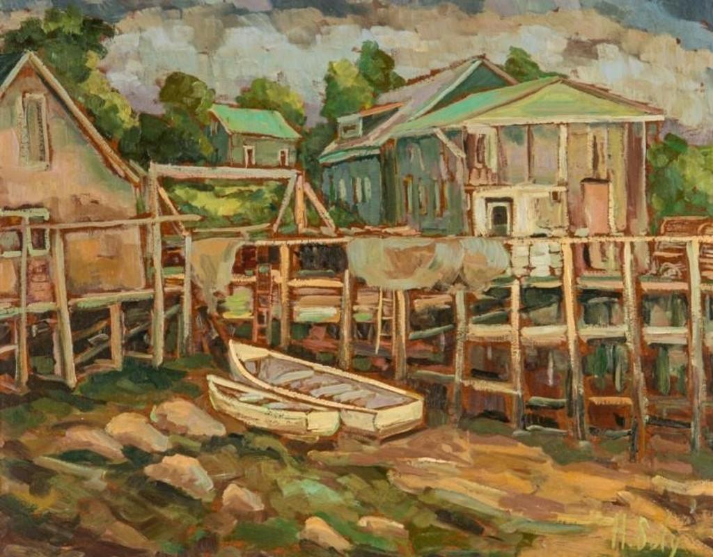 Albric Soly (1942) - The Old Boat Shop near Leonardville, Deer Island