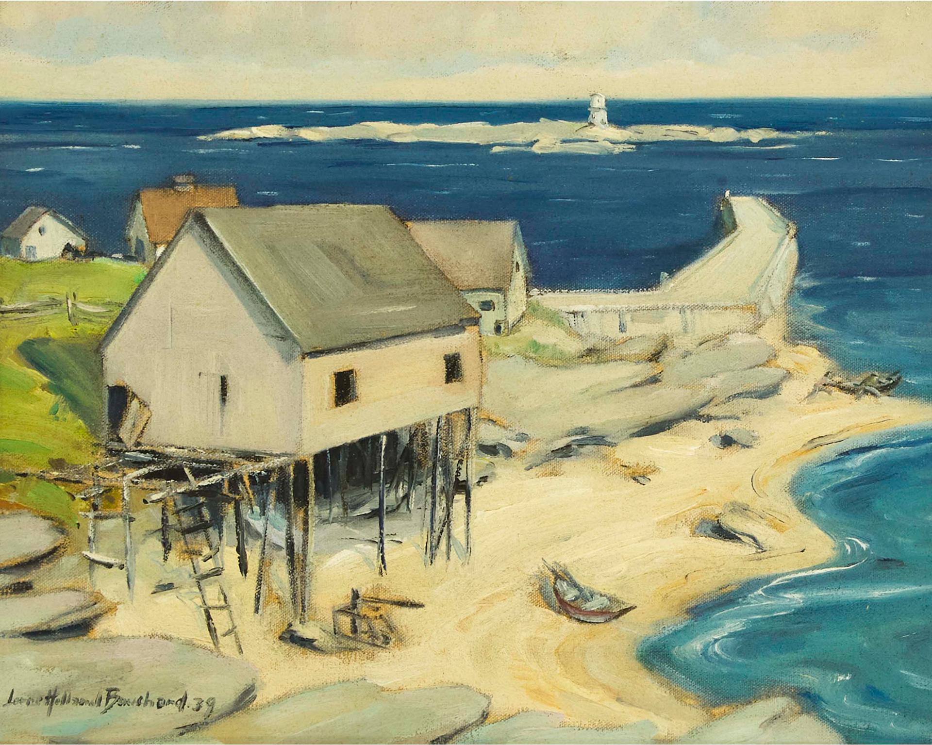 George Lorne Holland Bouchard (1913-1978) - Point Peters Gaspé, Quebec, 1939