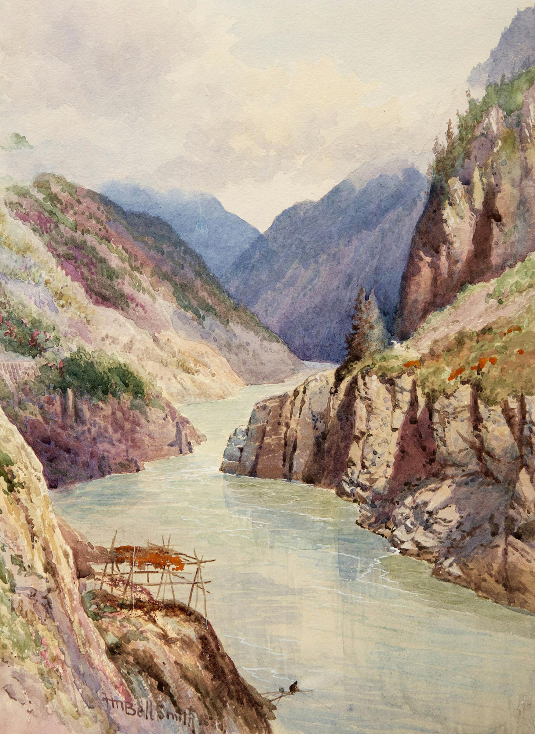 Frederic Martlett Bell-Smith (1846-1923) - Hells Gate, Fraser Canyon