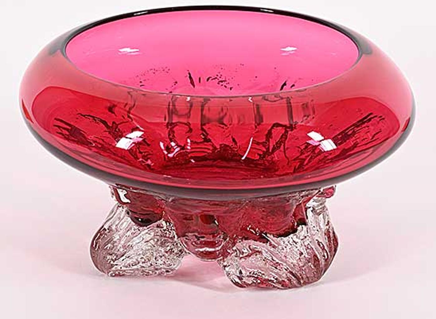 Marc Gibeau - Glass Bowl with Organic Base