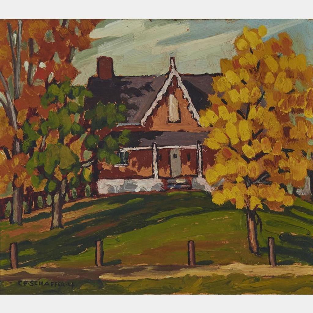 Carl Fellman Schaefer (1903-1995) - Farmhouse Of John C. Schaefer (My Grandfather), Hanover