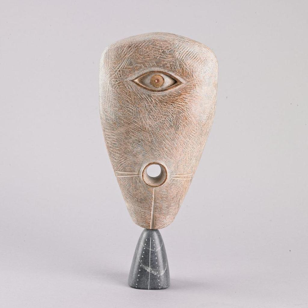 David Ruben Piqtoukun (1950) - Face With One Eye On Base