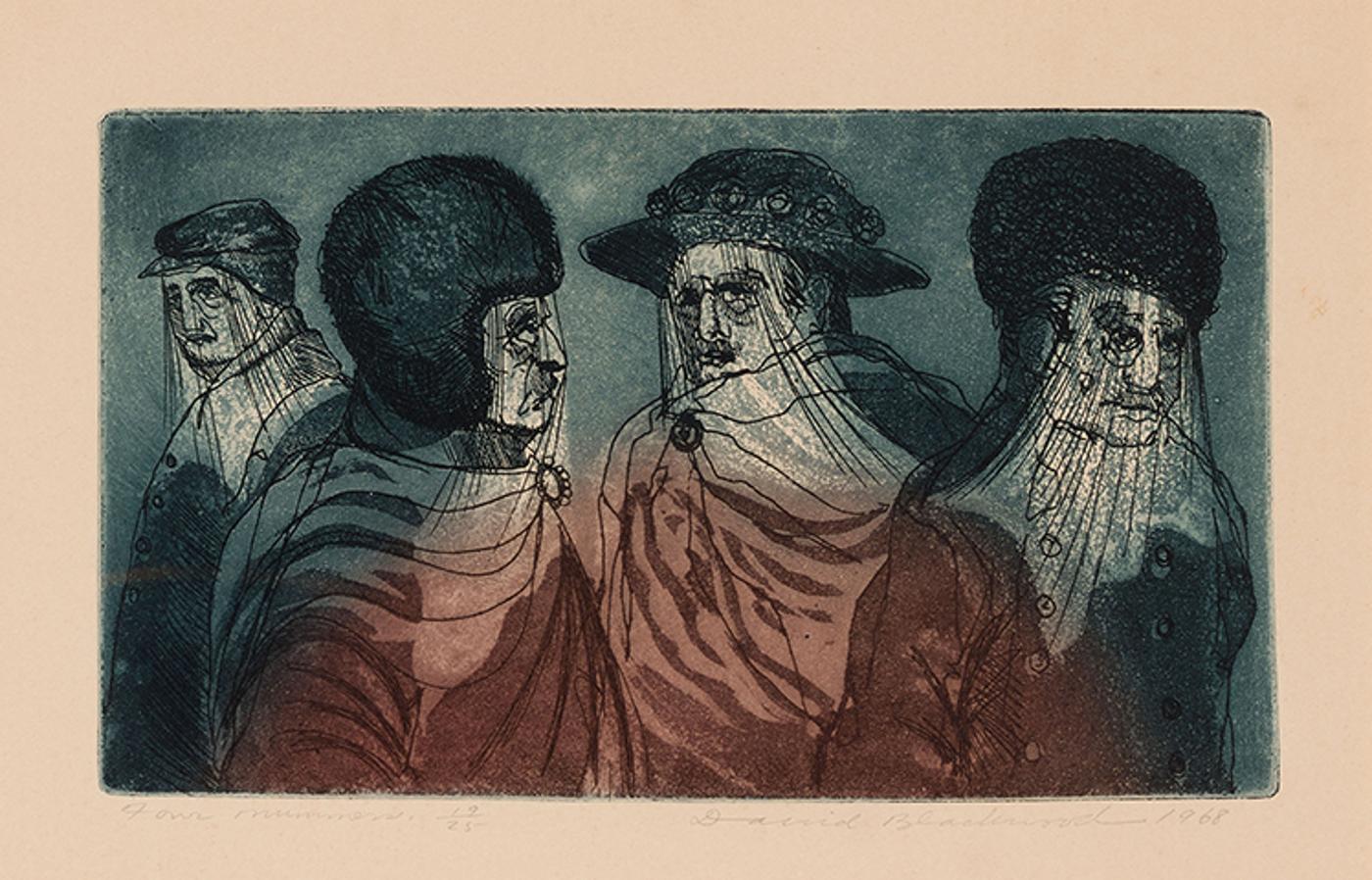 David Lloyd Blackwood (1941-2022) - Four Mummers