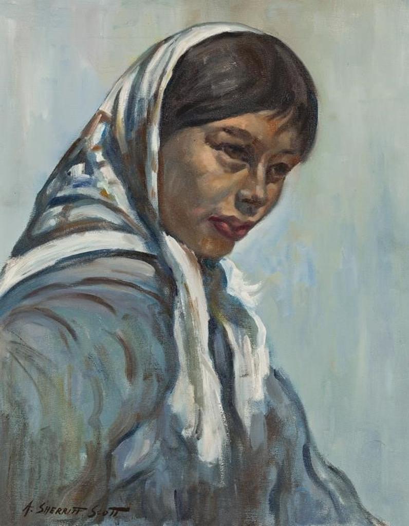 Adam Sherriff Scott (1887-1980) - Portrait of a Lady