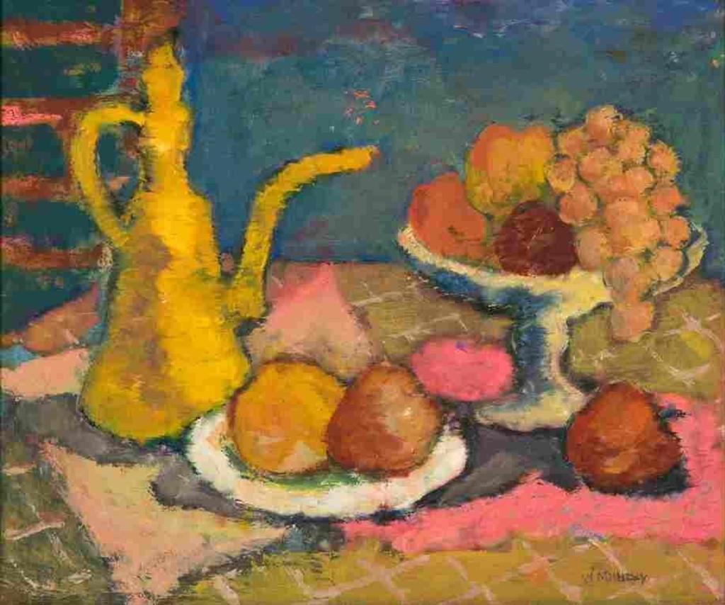 Wadie el Mahdy (1921-2000) - Untitled (Still Life with Fruit)