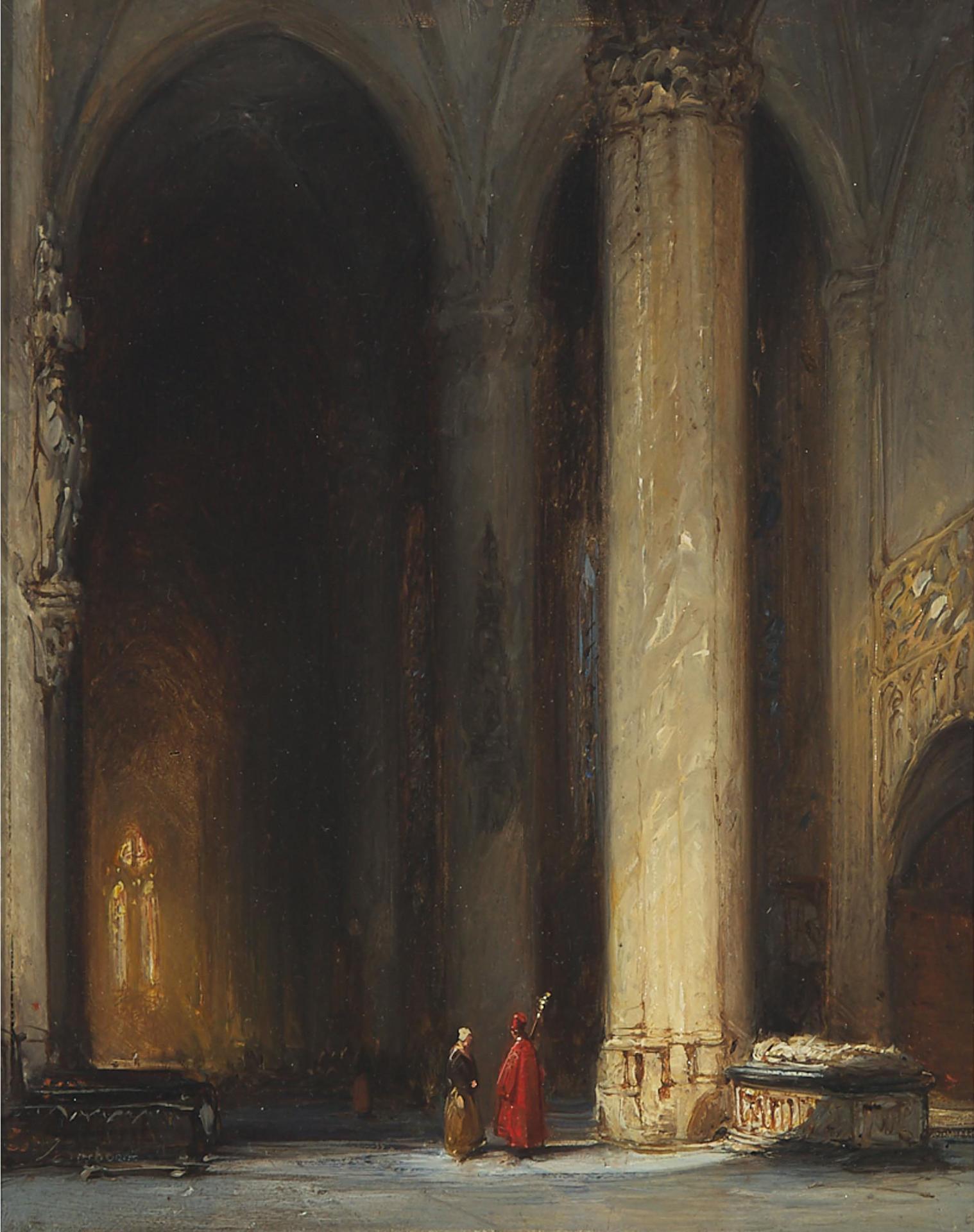 Johannes Bosboom (1817-1891) - Interior Of A Church