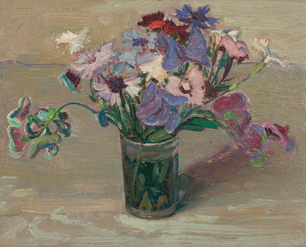 James Edward Hervey (J.E.H.) MacDonald (1873-1932) - Flower Study