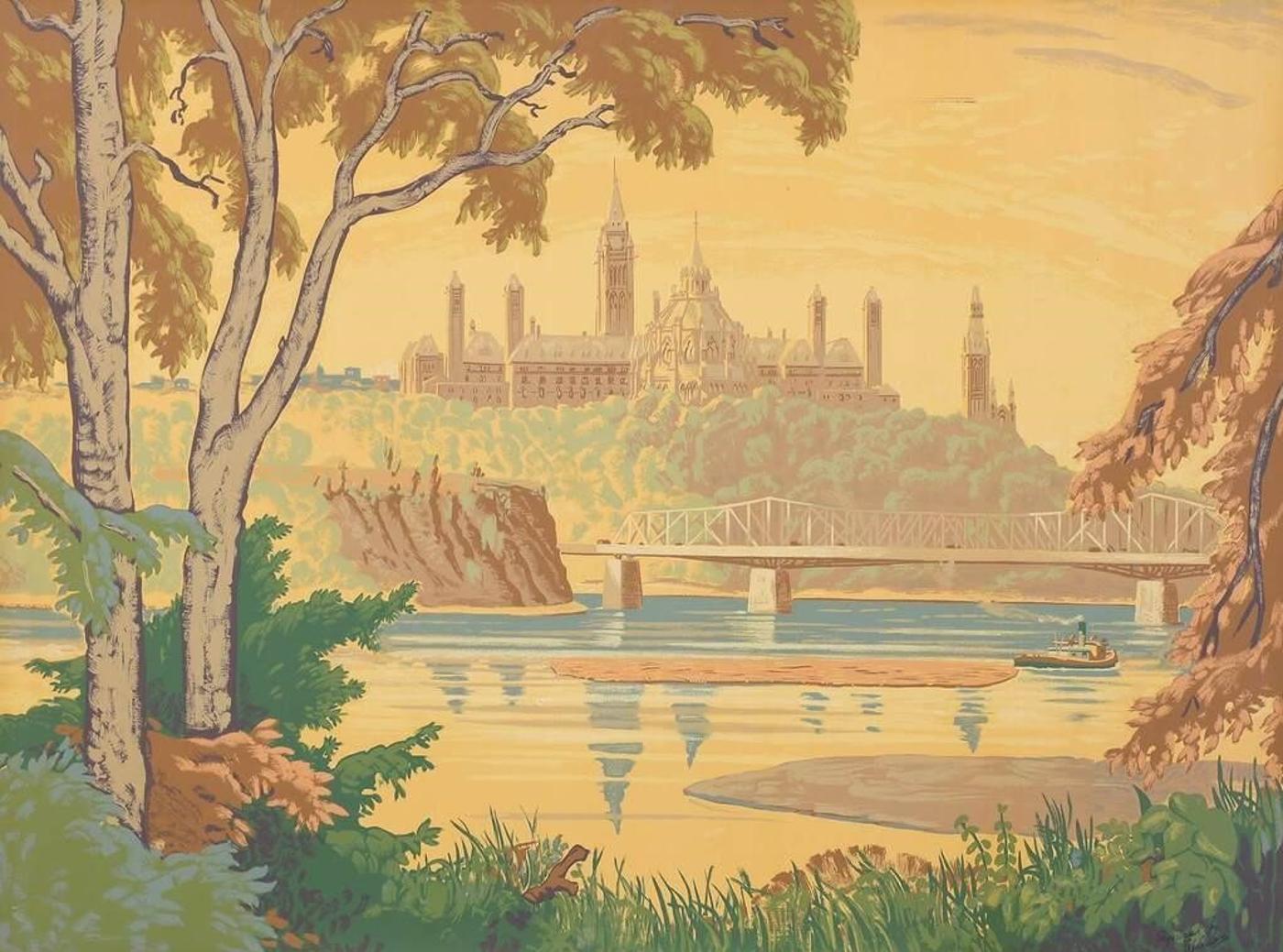 Sampson-Matthews (1885-1970) - Parliament Buildings, Ottawa