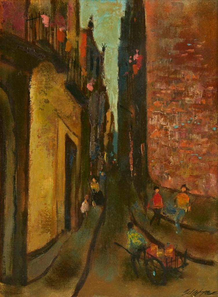 William Arthur Winter (1909-1996) - Street Scene, Seville