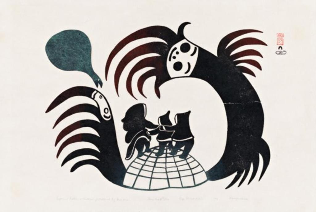 Napatchie Pootoogook (1938-2002) - Untitled