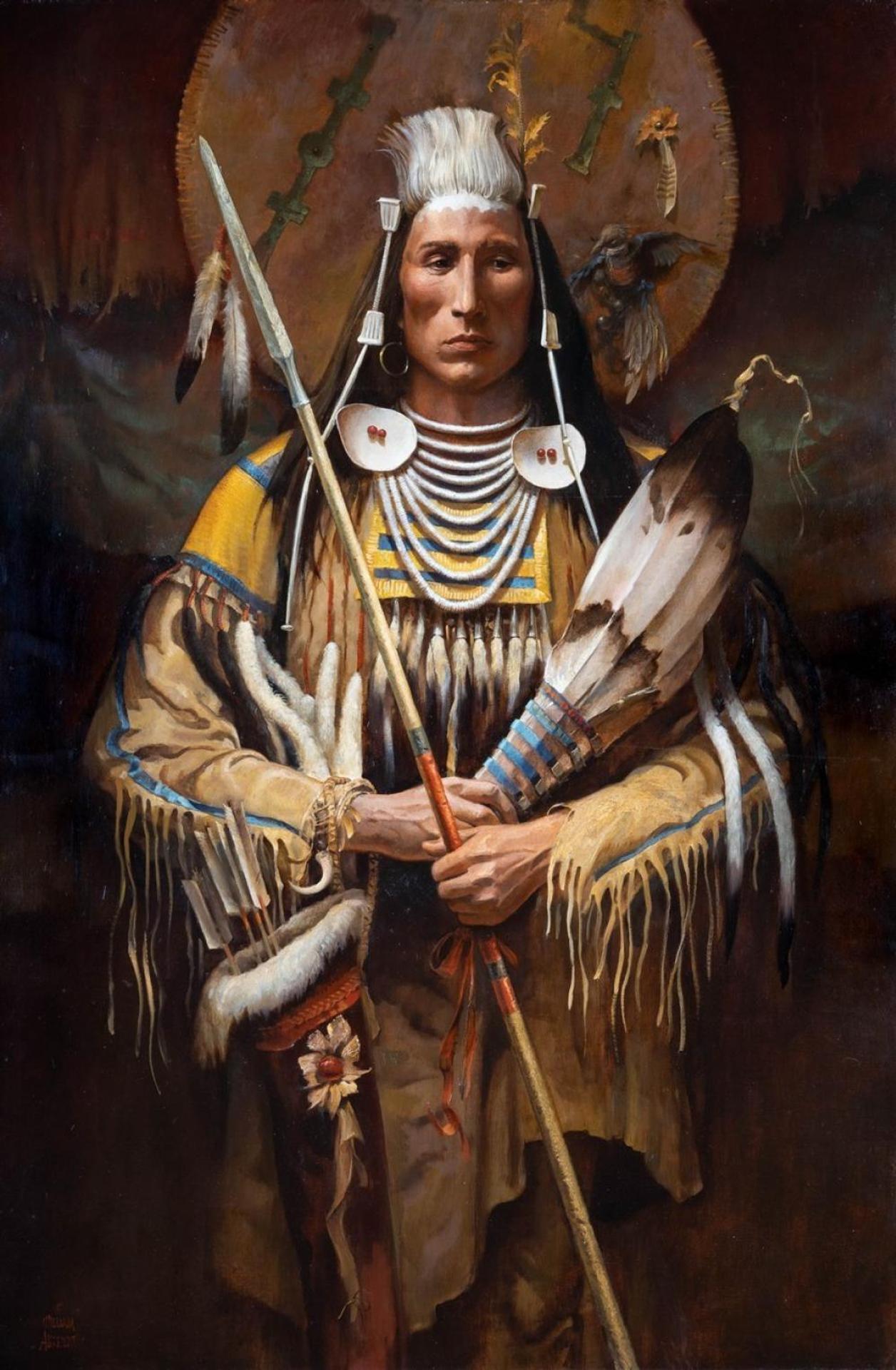 William Ahrendt (1933) - Native Warrior