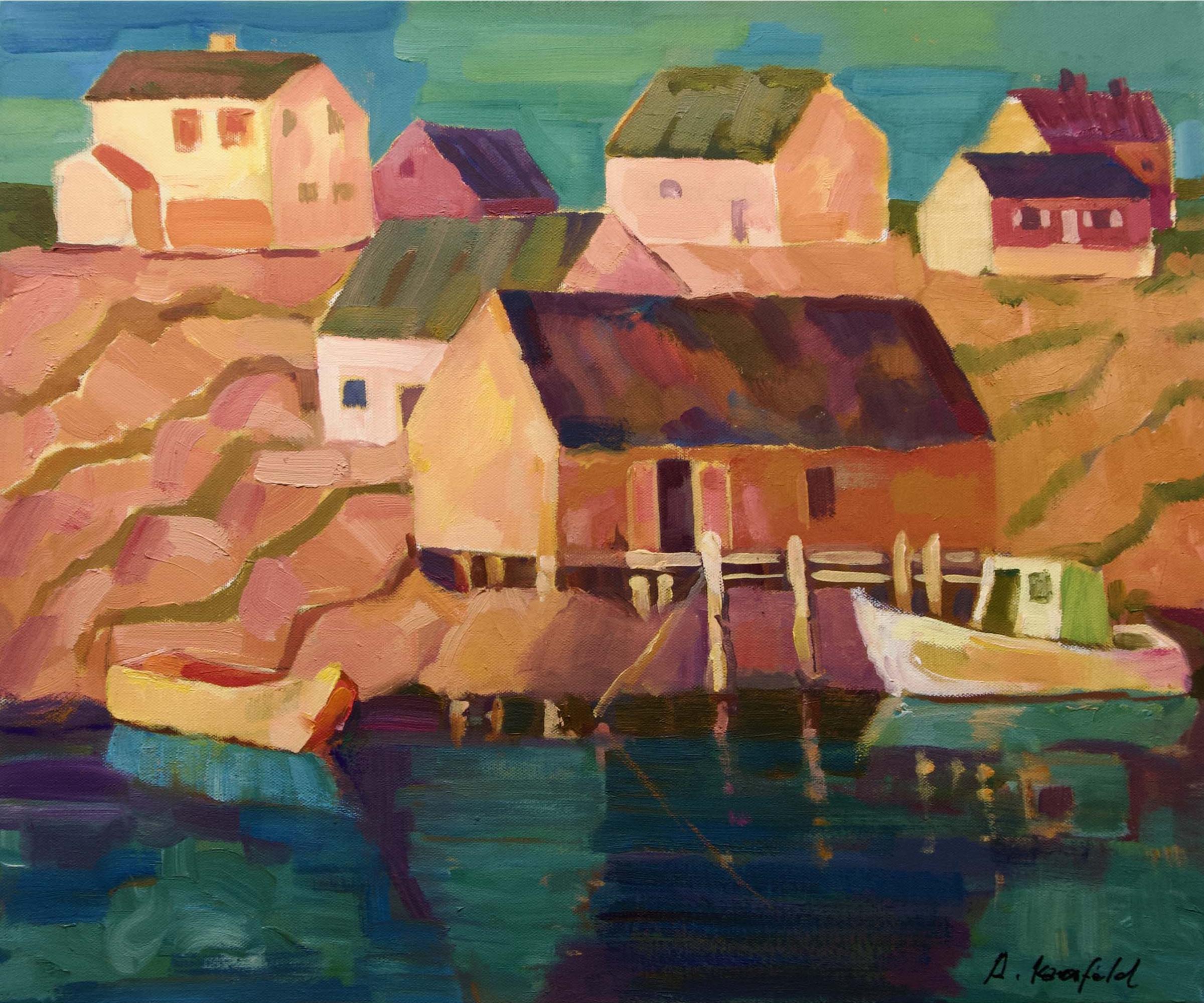 Alex Korenfeld (1944) - Untitled (Quiet Cove)