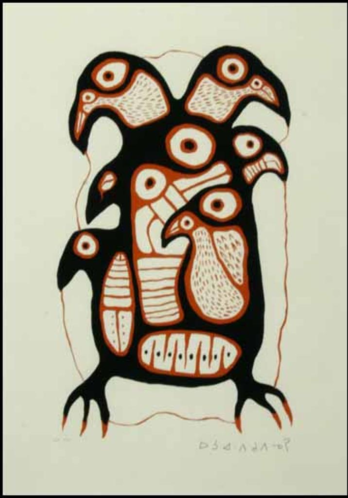 Norval H. Morrisseau (1931-2007) - Bird Totem # 1 (00107/TN091)
