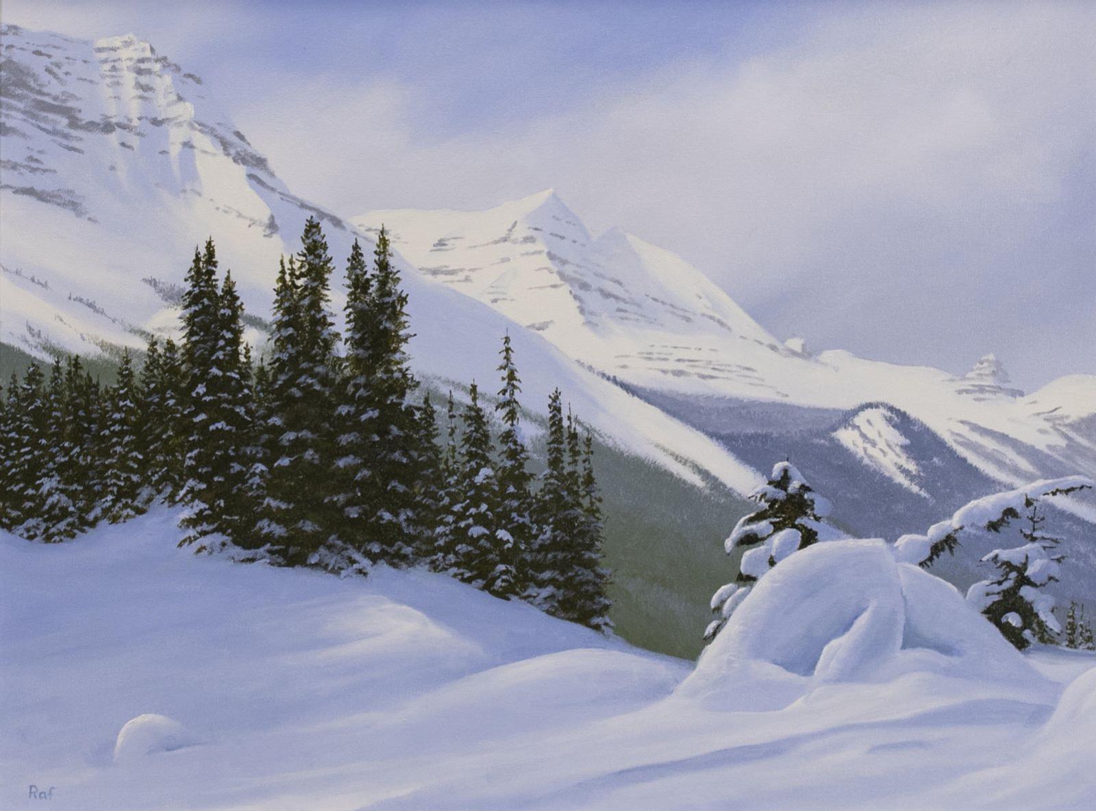 Ted Raftery (1938) - Above Yoho Valley