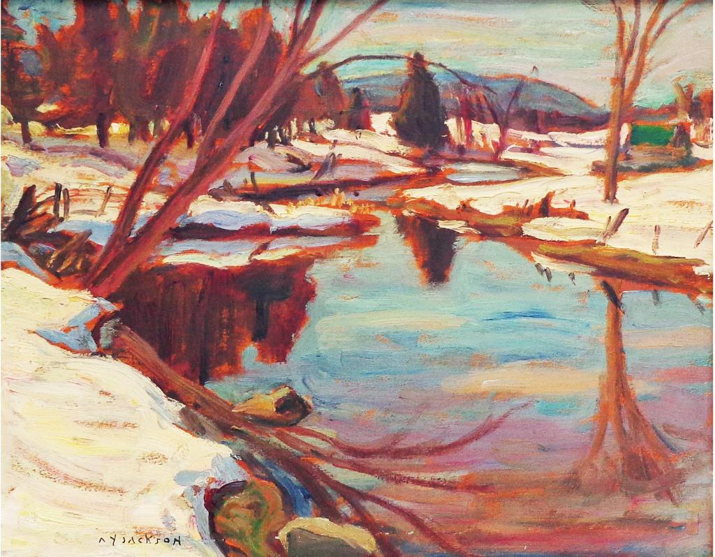 Alexander Young (A. Y.) Jackson (1882-1974) - Creek At Dacre - Ontario