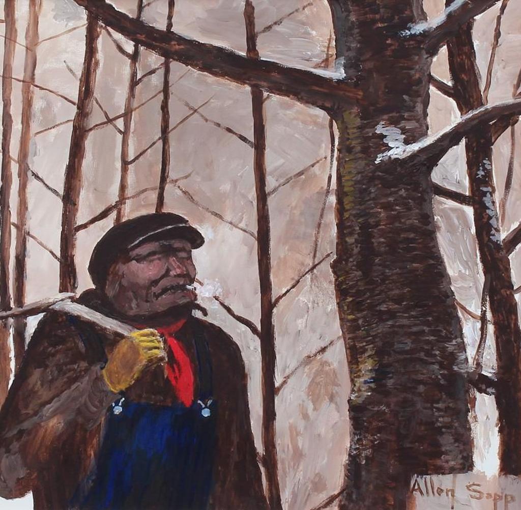 Allen Fredrick Sapp (1929-2015) - Looking For A Log