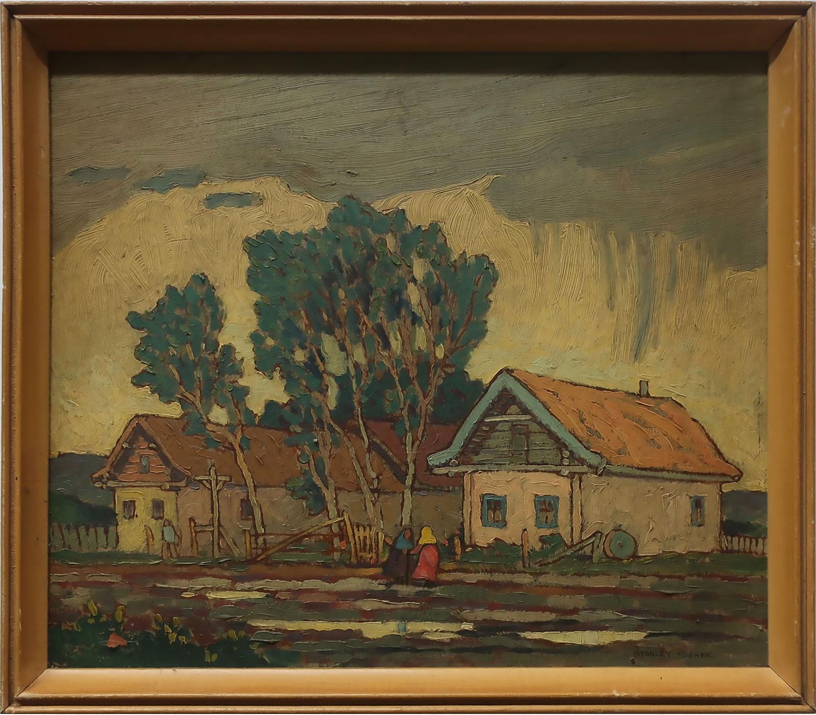 Stanley Francis Turner (1883-1953) - Doukoboor Village, Saskatchewan