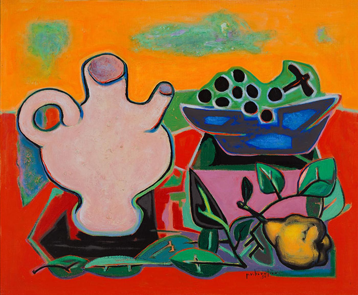 Paul Vanier Beaulieu (1910-1996) - Nature morte à la cruche