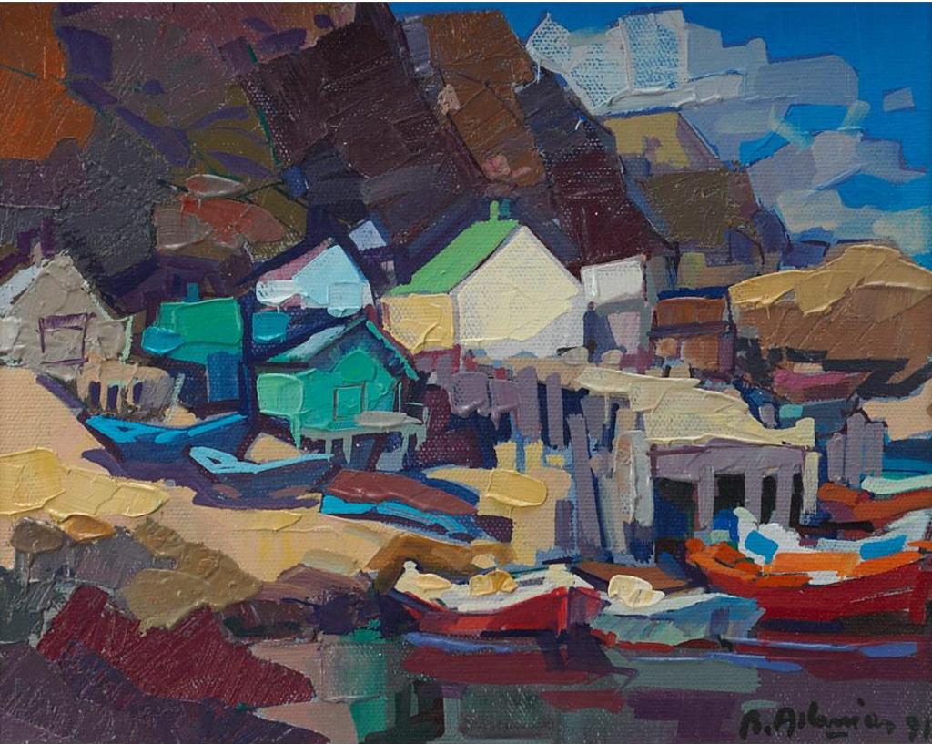 Pierre Bedros Aslanian (1937) - Fishing Village