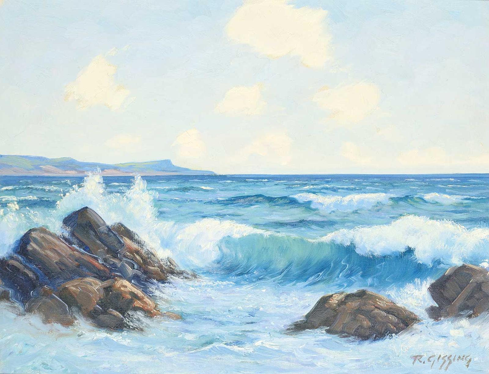 Roland Gissing (1895-1967) - Breezy Day, B.C. Coast