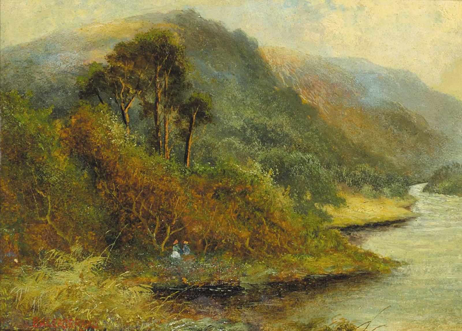 Benjamin Williams Leader (1831-1923) - The Valley of the Shore North Wales