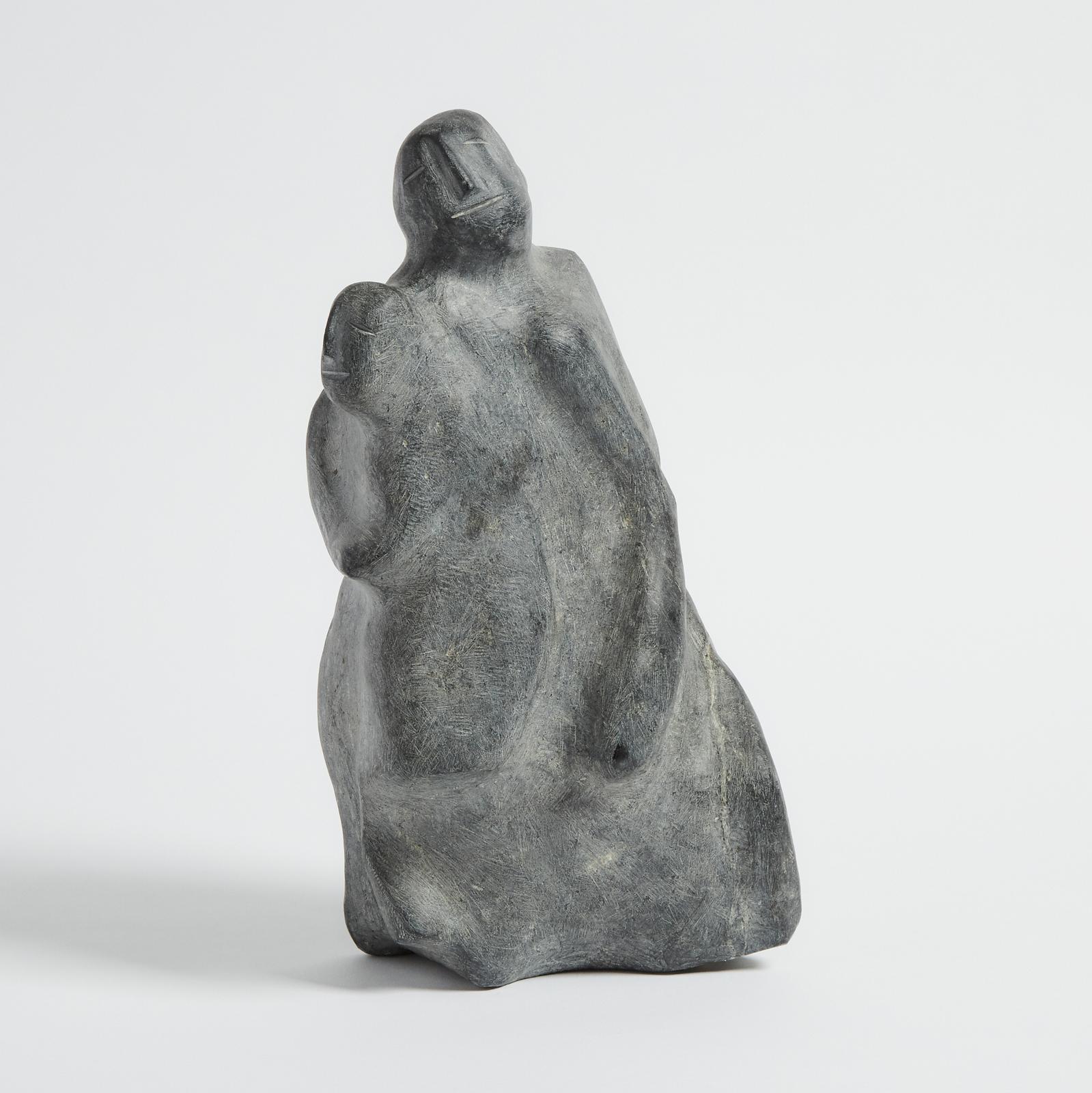 Mary Ayaq (Akjar) Anowtalik (1938) - Mother And Child