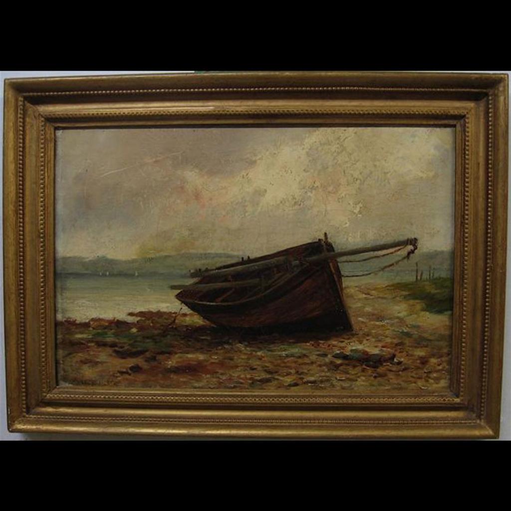 Andrew Black (1850-1916) - Beached Boat