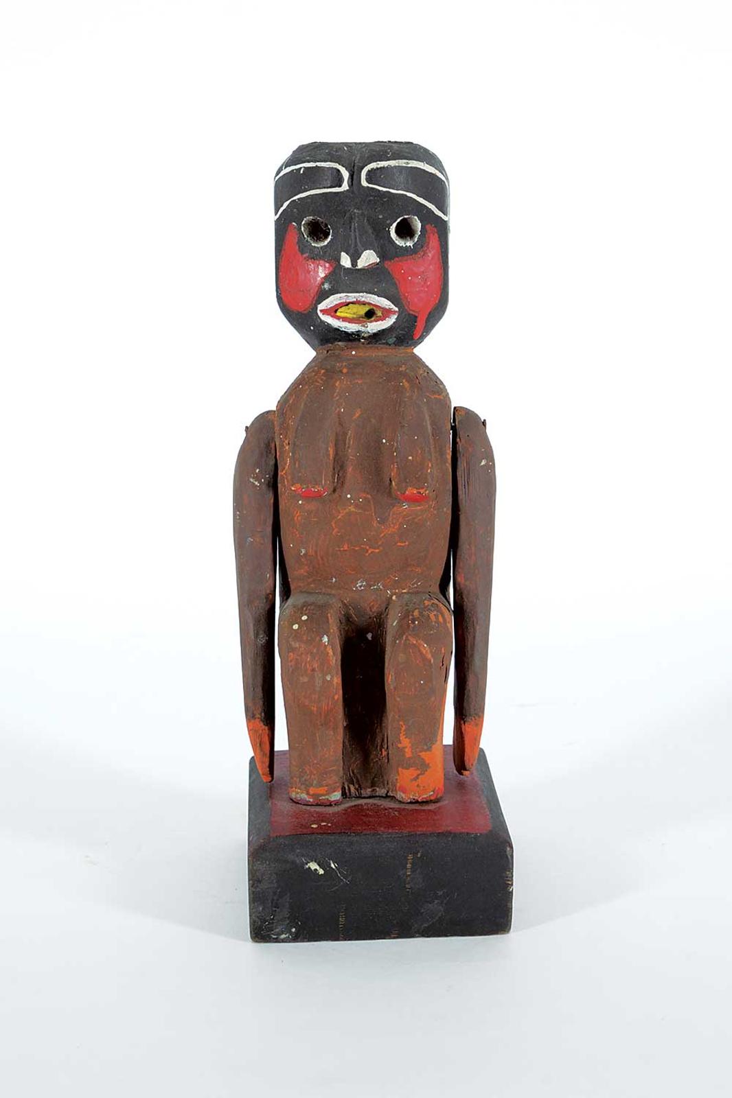 West Coast School - Untitled - Female Figure with Rotating Arms