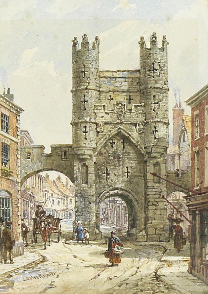 Louise J. Rayner (1832-1924) - Monks Bar, York