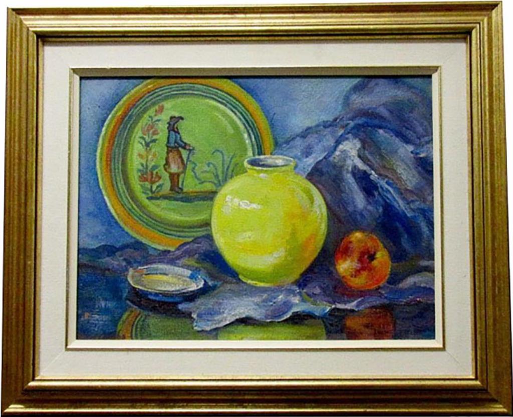 Edith Grace (Lawson) Coombs (1890-1986) - Still Life With Quimper Plate