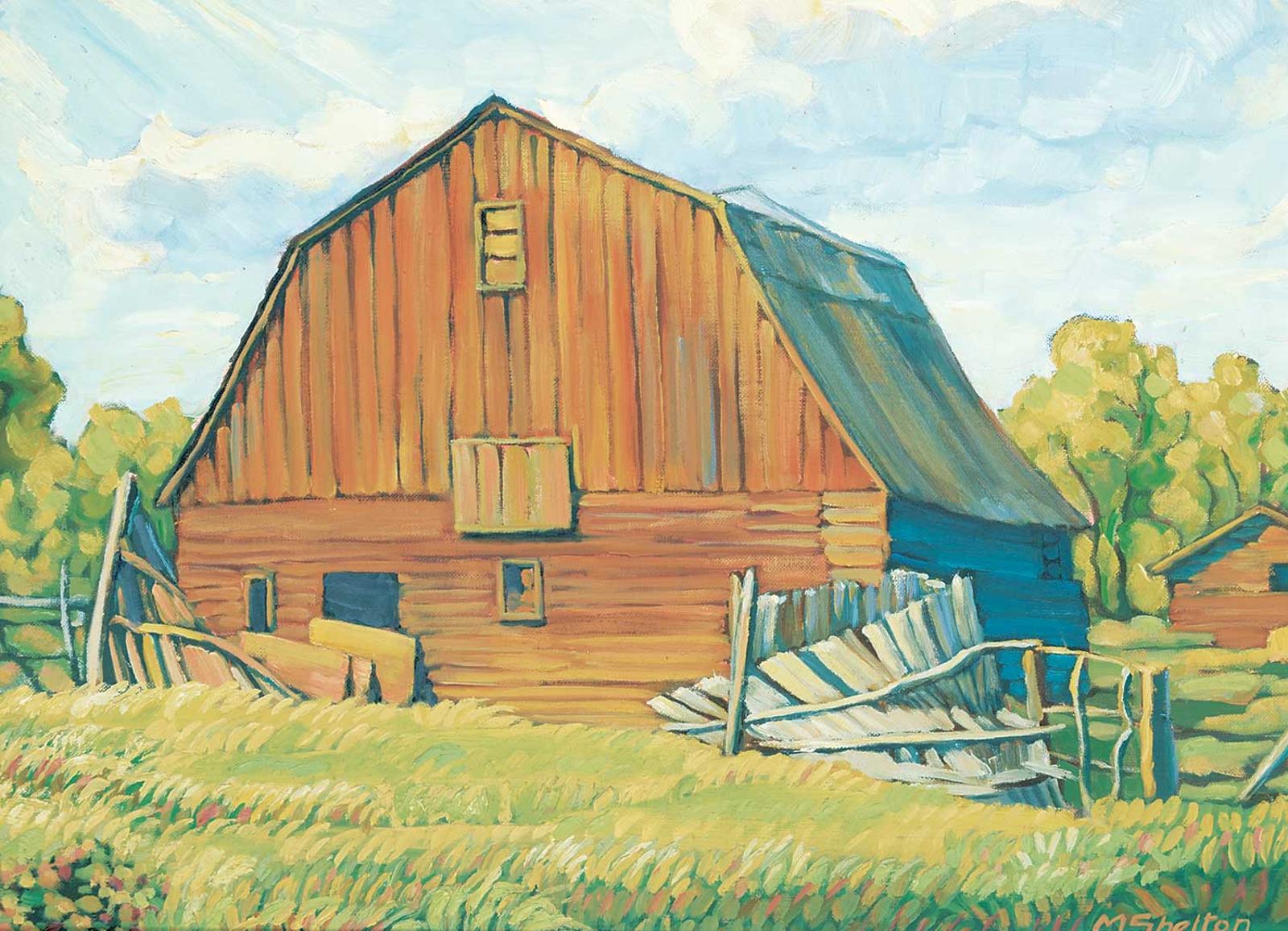 Margaret Dorothy Shelton (1915-1984) - Police Barn North of Cochrane