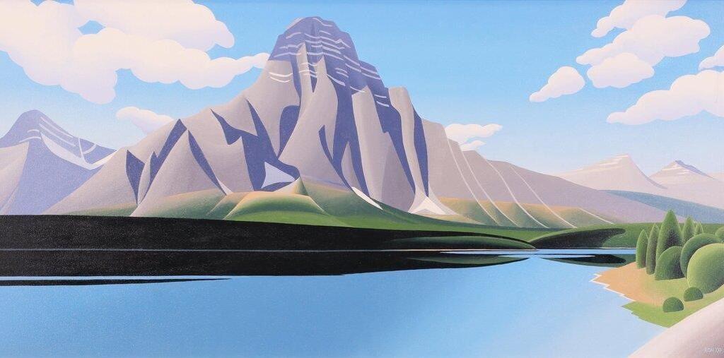 Ron S. Parker (1942) - Waterfowl Lake; 2009