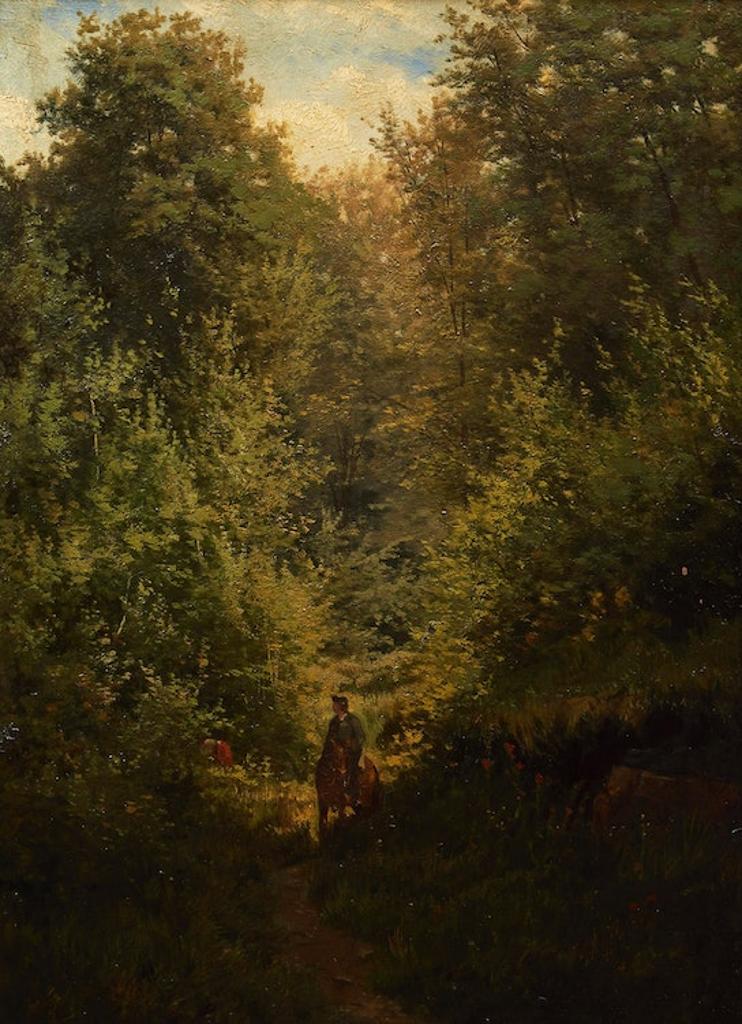 Aaron Allan Edson (1846-1888) - The Bridle Path, Mount Royal, Montreal