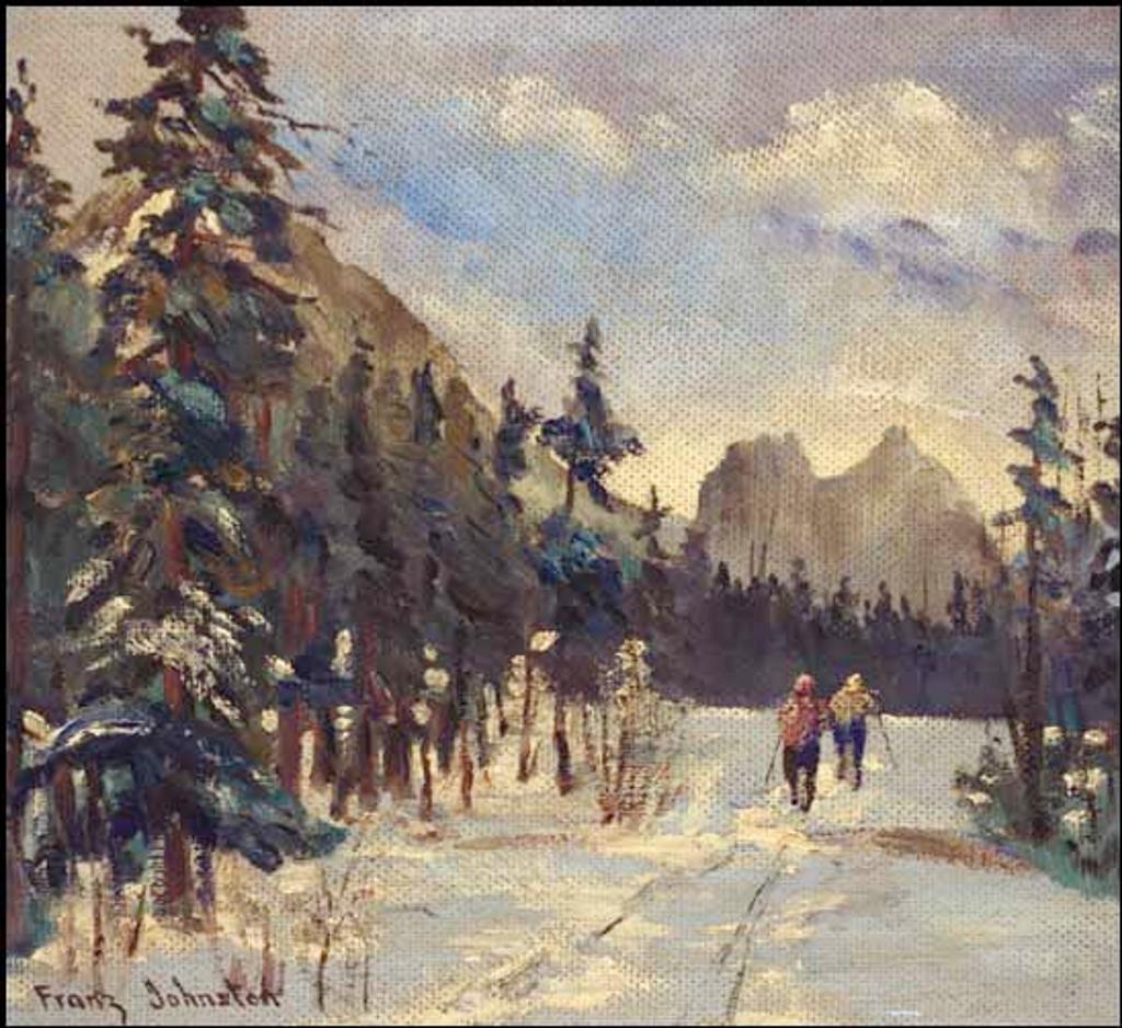 Frank (Franz) Hans Johnston (1888-1949) - Cross Country Journey, Trail to Lake O'Hara, Banff