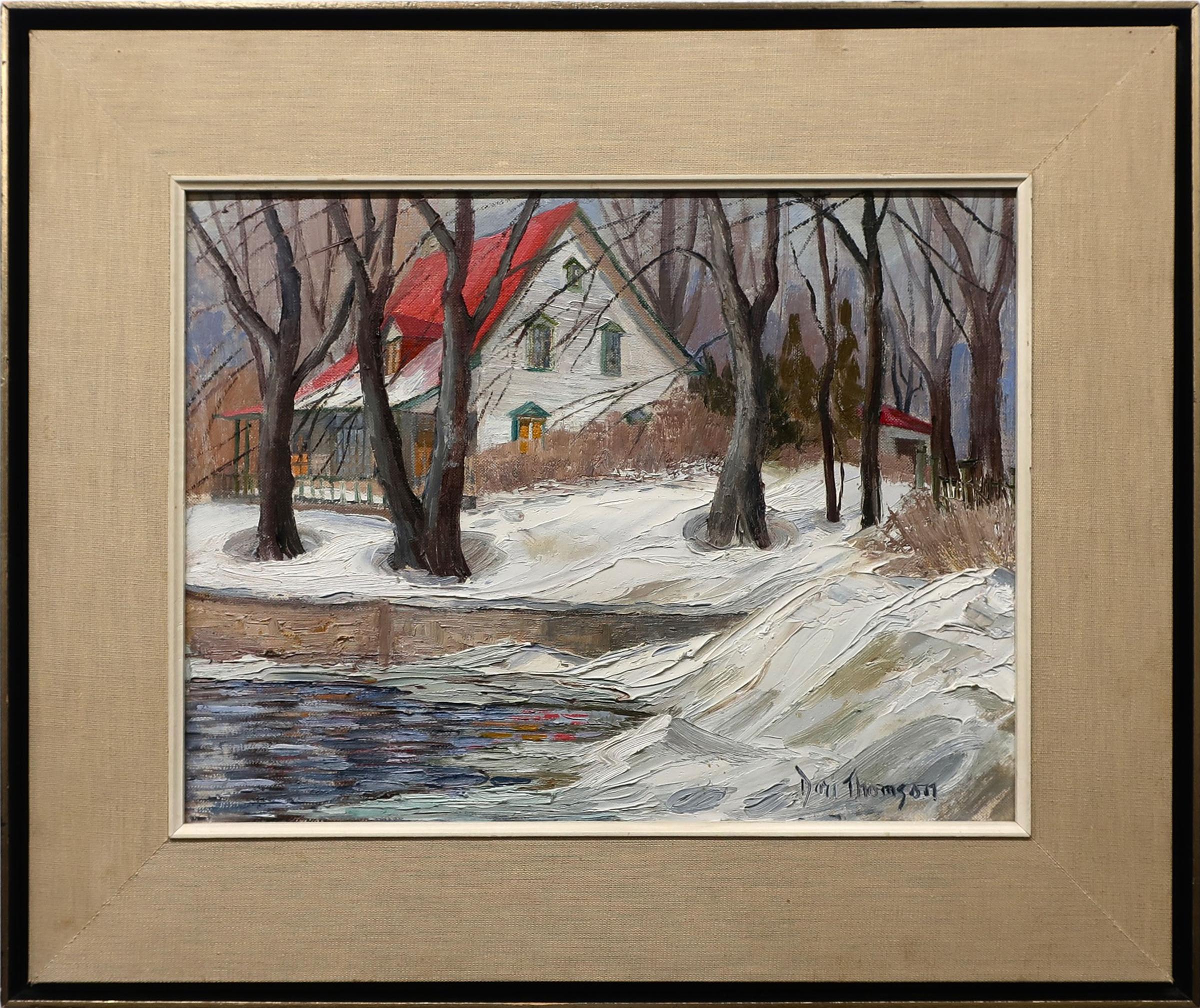 Dori Thomson - Untitled (Old Homestead In Winter)