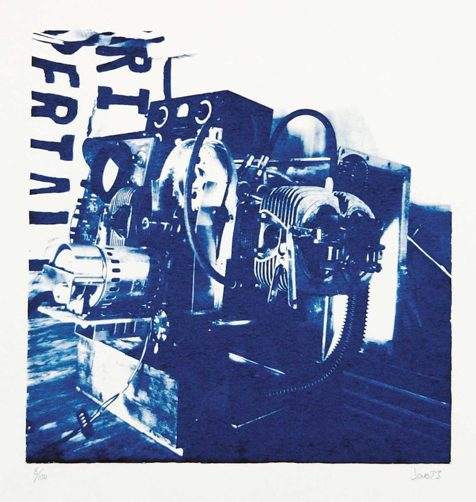 Jim Jones - Untitled - Blue Motor  #7/100