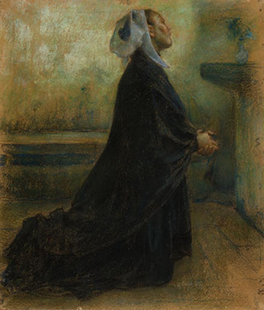 Marc-Aurèle de Foy Suzor-Coté (1869-1937) - Bretonne en prière