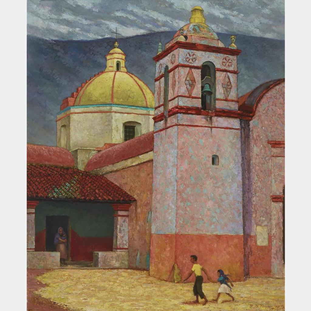 Frederick Bourchier Taylor (1906-1987) - The Church Of San Guanito, Oaxaca, Mexico