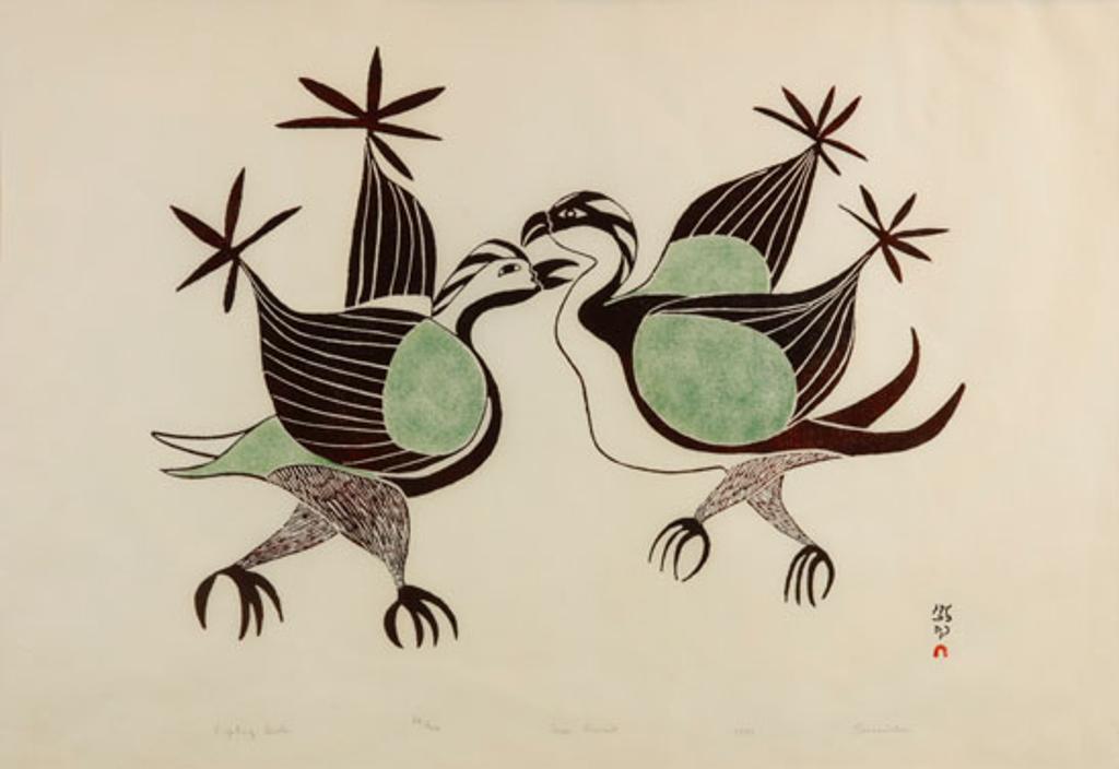 Sorosiluto Ashoona (1941) - Fighting Birds (03472/192)