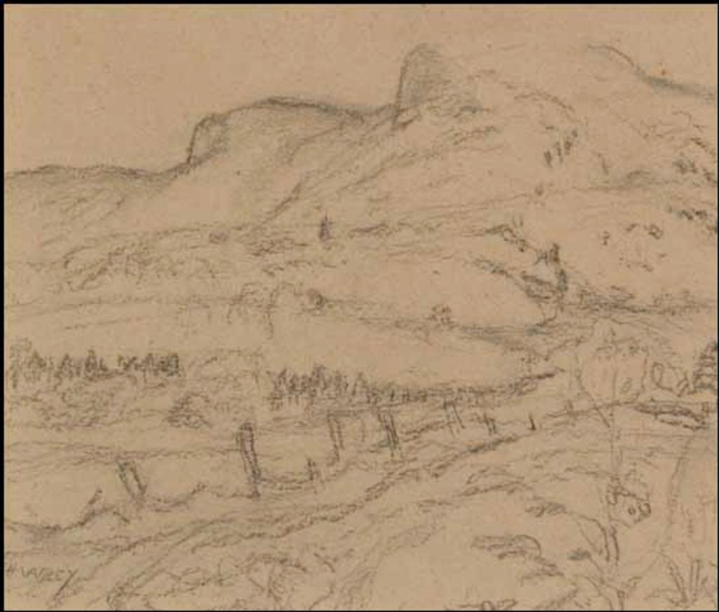 Frederick Horseman Varley (1881-1969) - Mountains at Kaslo