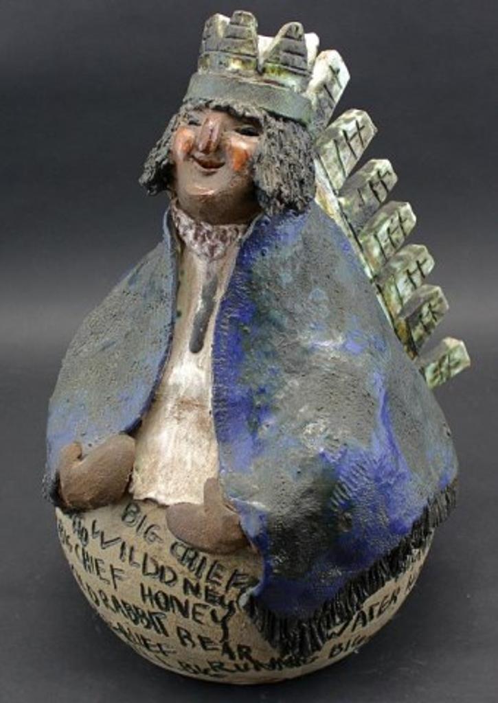 Johanna Eleonore (Hanni) Rothschild (1921-2020) - Polychrome glazed stoneware sculpture