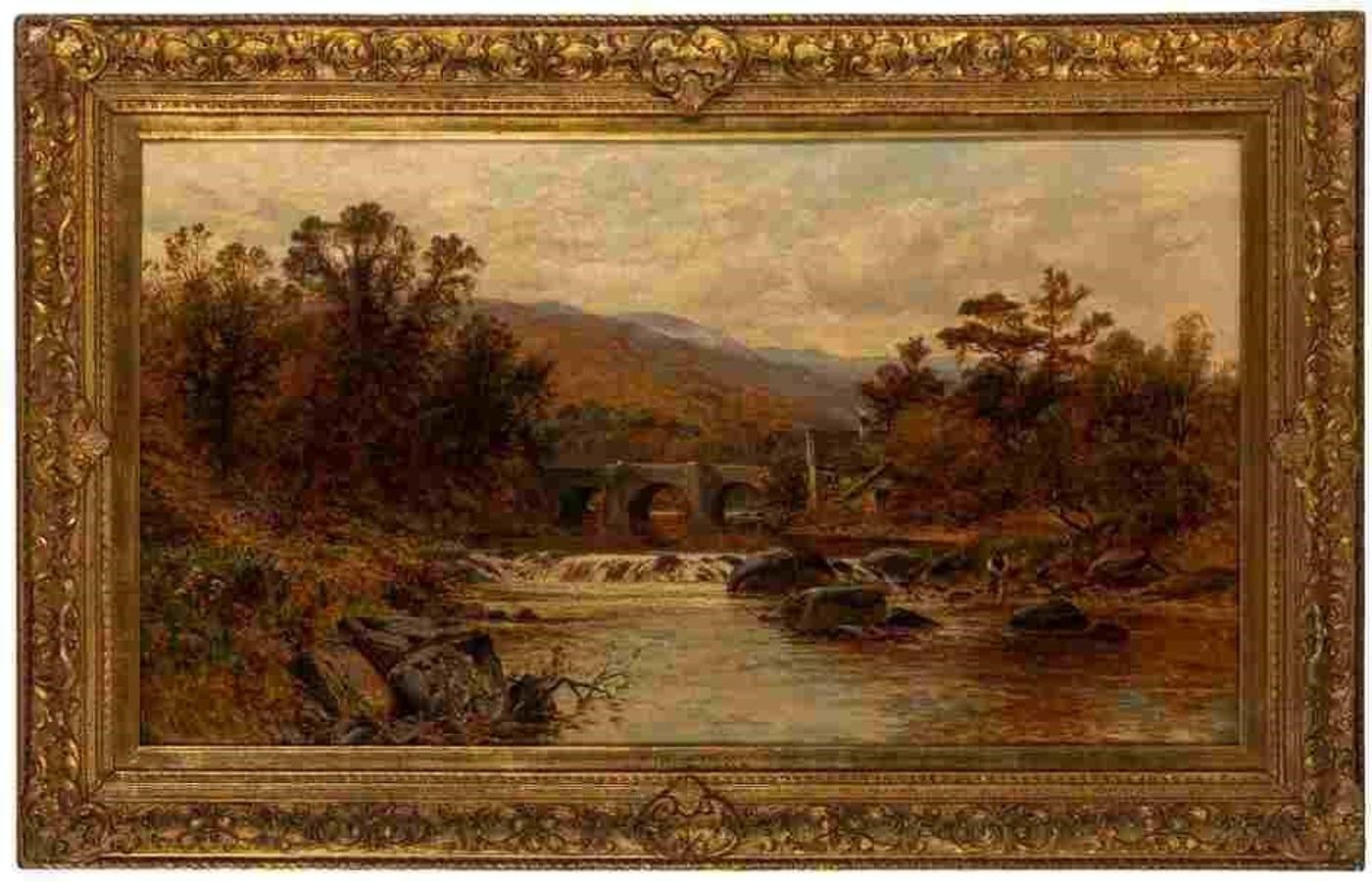 Alfred Augustus II Glendening (1840-1921) - By The River (1890)