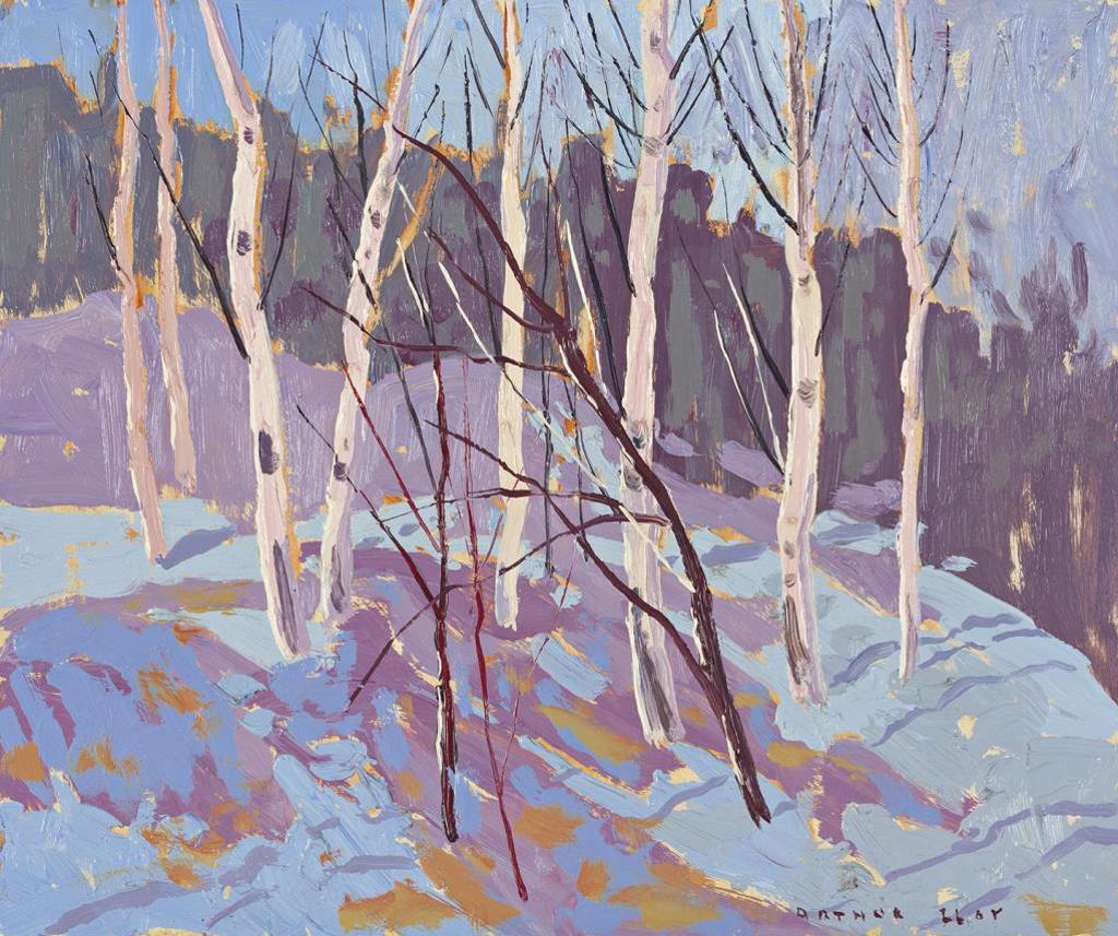Arthur George Lloy (1929-1986) - Late Winter Hillside