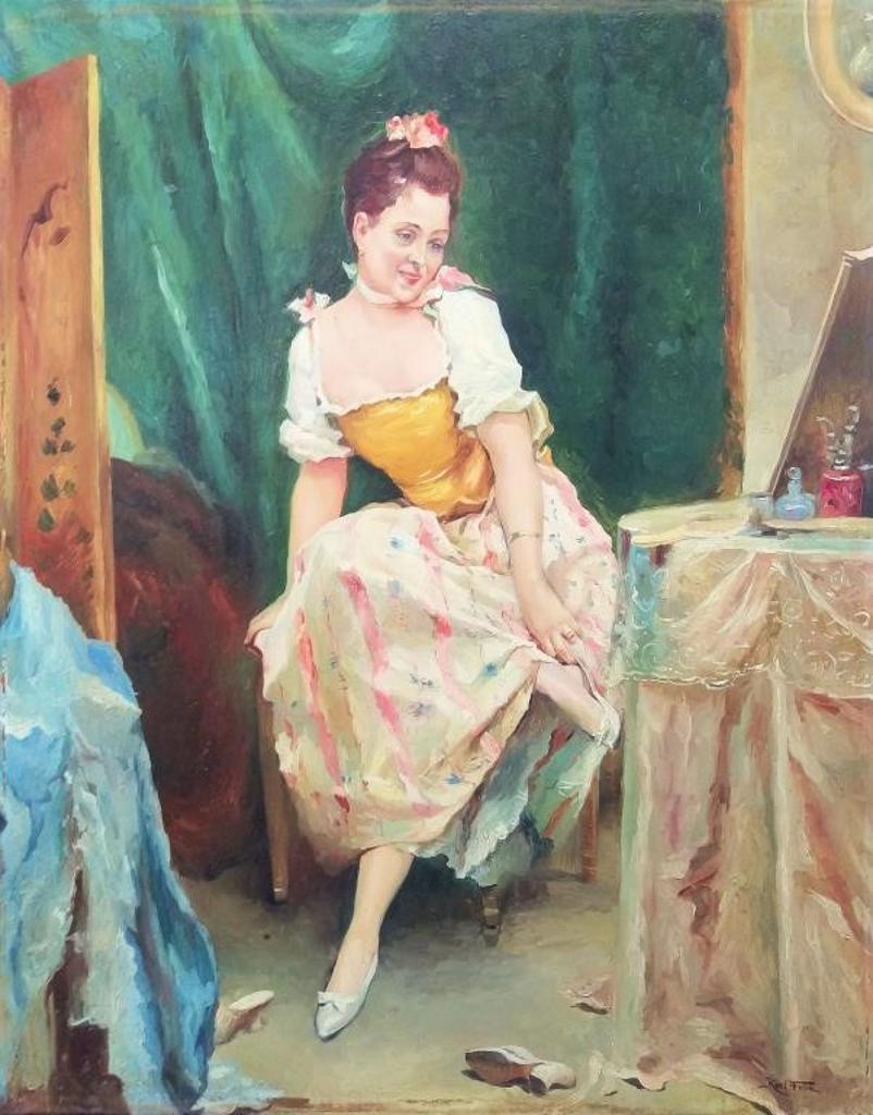 Karl Eugen Felix (1837-1906) - Portrait of a Woman