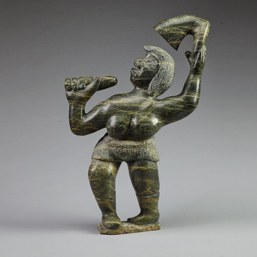 Aqjangajuk (Axangayu) Shaa (1937-2019) - Standing Figure