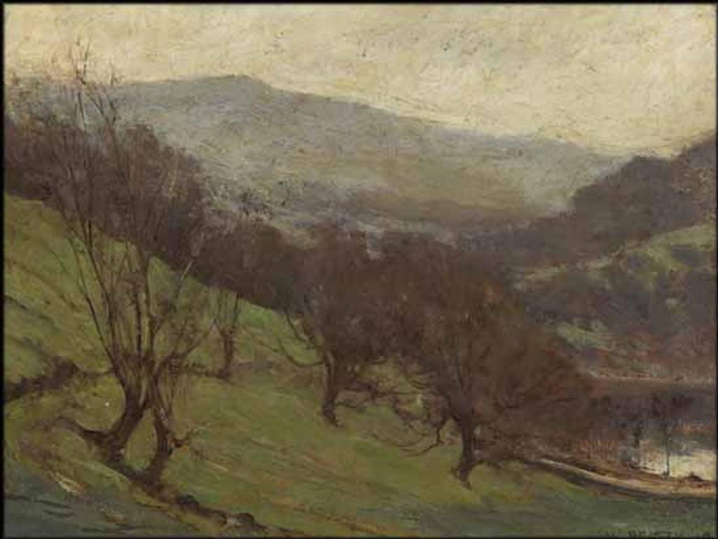 John William (J.W.) Beatty (1869-1941) - Hill Landscape