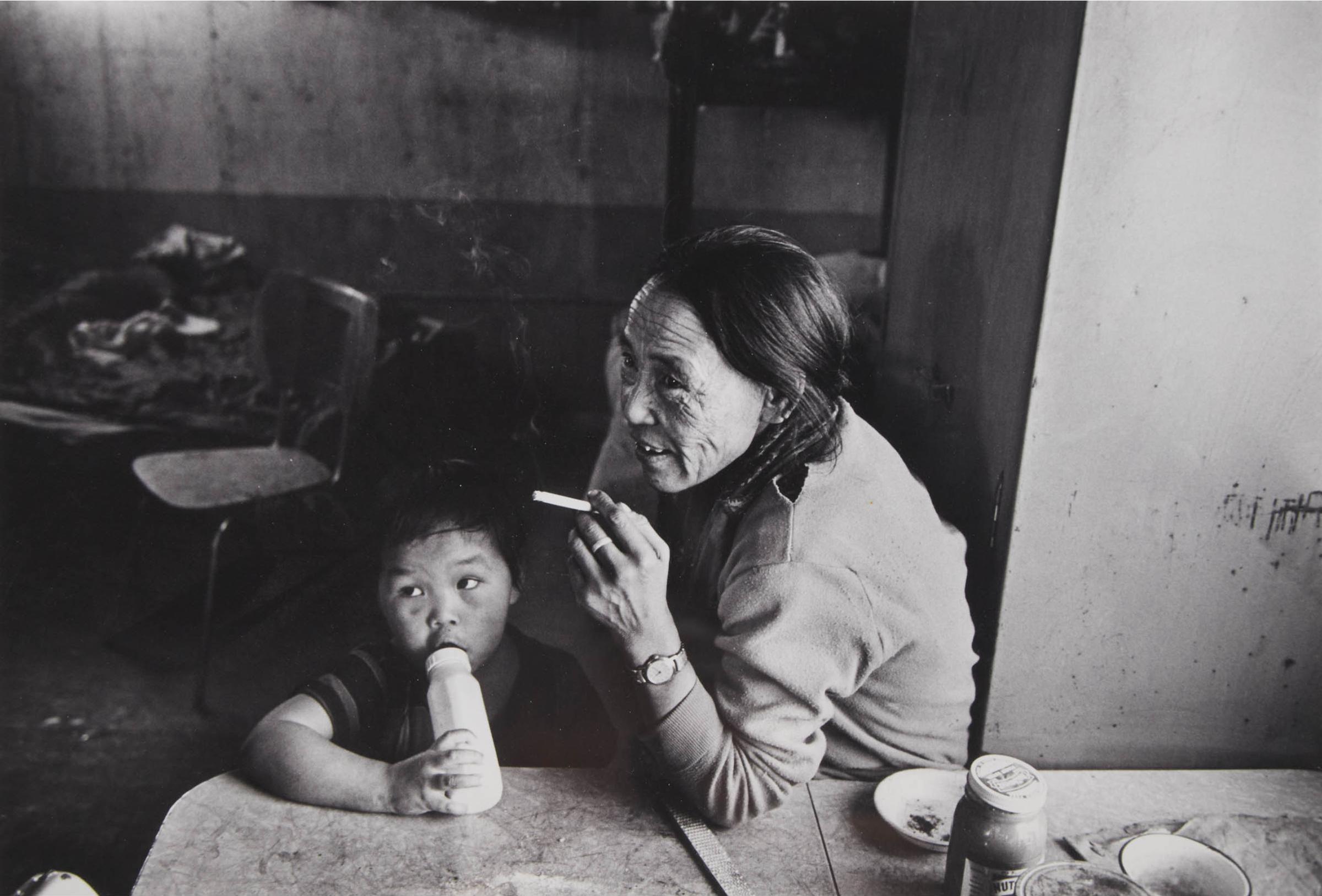 John Reeves (1938-2016) - Inuit Woman & Child