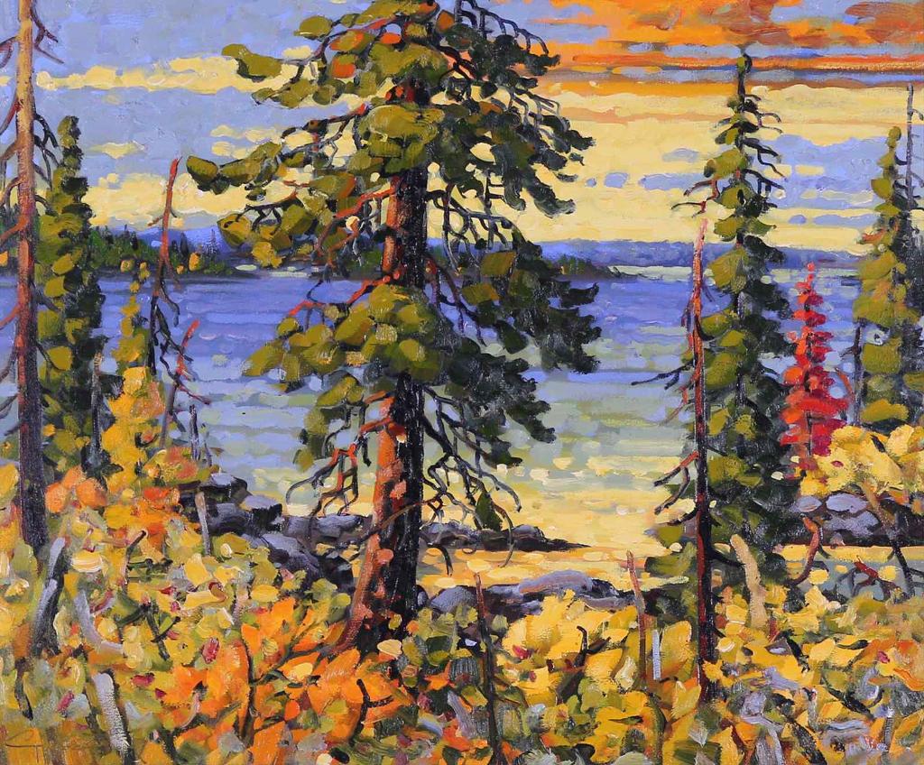 Rod Charlesworth (1955) - Tibbit Lake, Golden Light