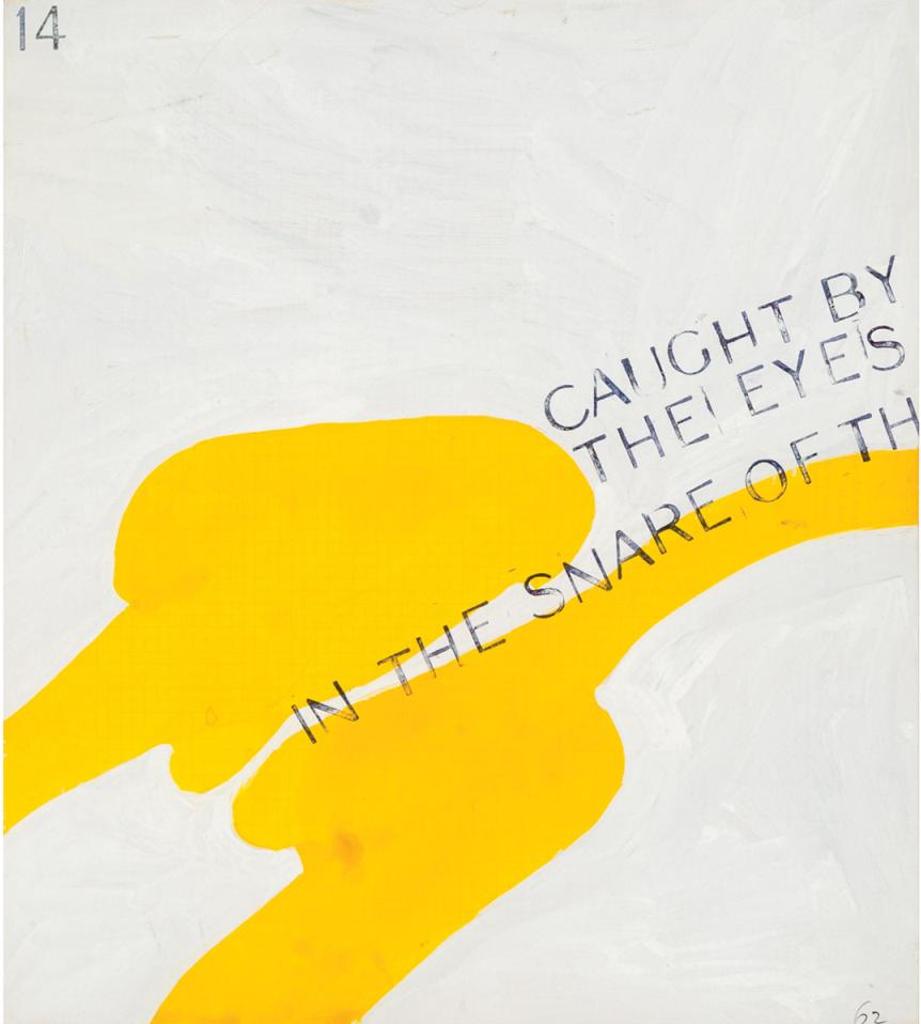Gregory Richard Curnoe (1936-1992) - Caught By The Eyes