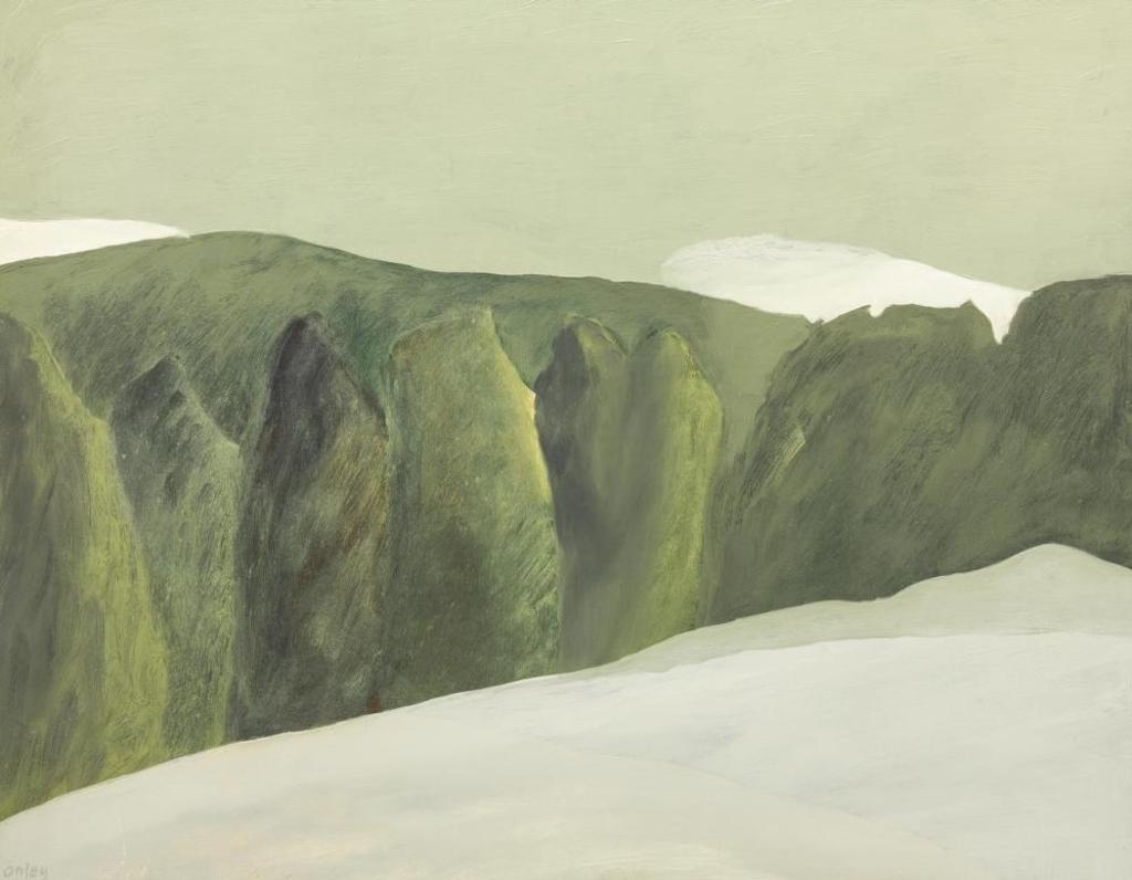 Norman Anthony (Toni) Onley (1928-2004) - Hillside and White Clouds